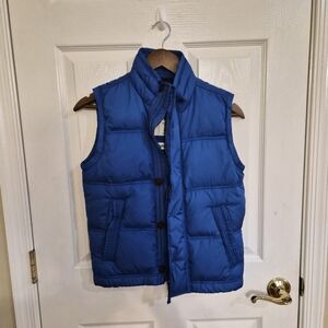 Abercronbie Blue Vest Jacket Sz M